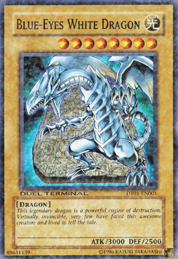 Dragon, Duel Terminal 1, Light, Limited, Normal Monster, Super Rare Blue-Eyes White Dragon [DT01-EN001] Super Rare - Trading Card World