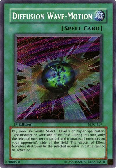 1st Edition, Magician's Force, Normal Spell, Secret Rare, Spell, Unlimited Diffusion Wave-Motion [MFC-107] Secret Rare - Trading Card World