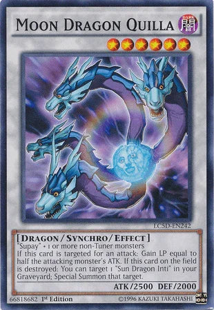 1st Edition, Common, Dark, Dragon, Legendary Collection 5D's, Synchro/Effect Monster Moon Dragon Quilla [LC5D-EN242] Common - Trading Card World