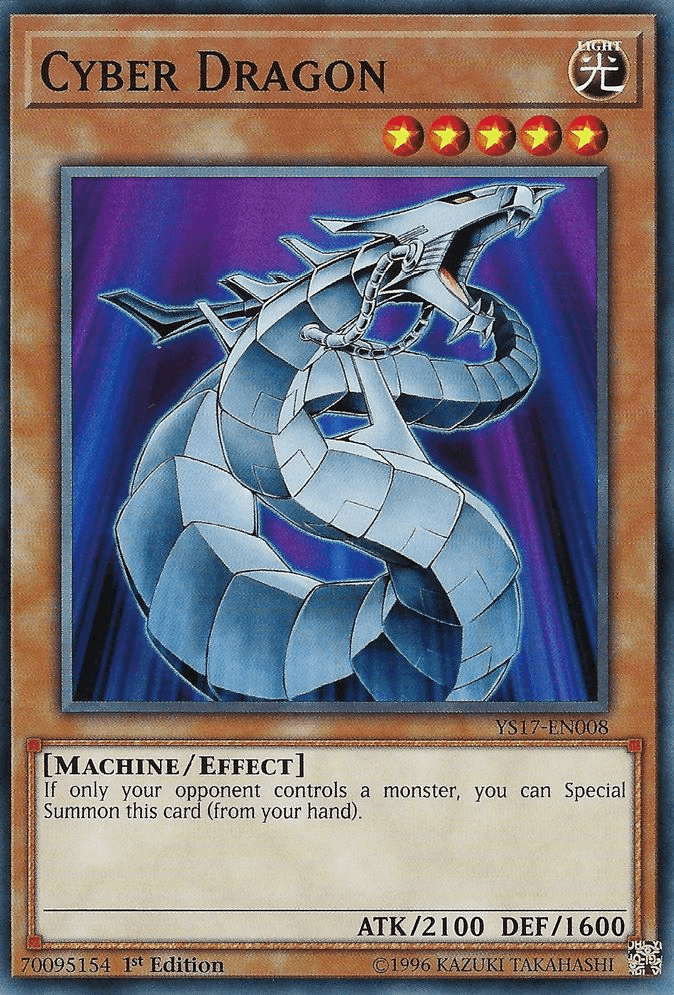 1st Edition, Common, Effect Monster, Light, Machine, Starter Deck: Link Strike Cyber Dragon [YS17-EN008] Common - Trading Card World
