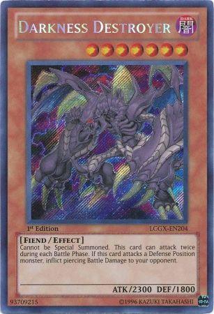 1st Edition, Dark, Effect Monster, Fiend, Legendary Collection 2, Secret Rare, Unlimited Darkness Destroyer [LCGX-EN204] Secret Rare - Trading Card World