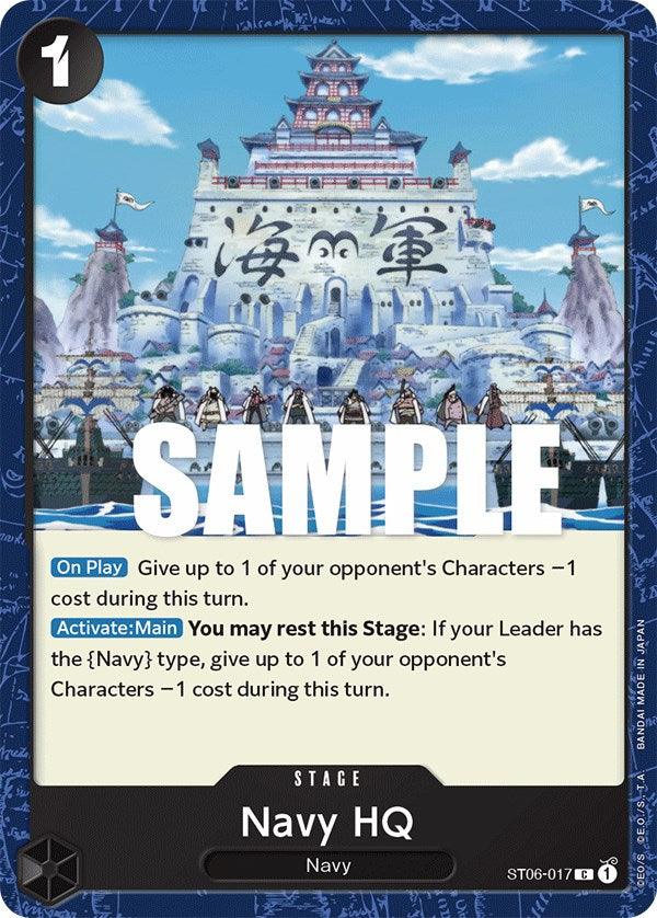 Common, Navy, Stage, Starter Deck: Absolute Justice, Starter Decks Navy HQ [Starter Deck: Absolute Justice] - Trading Card World