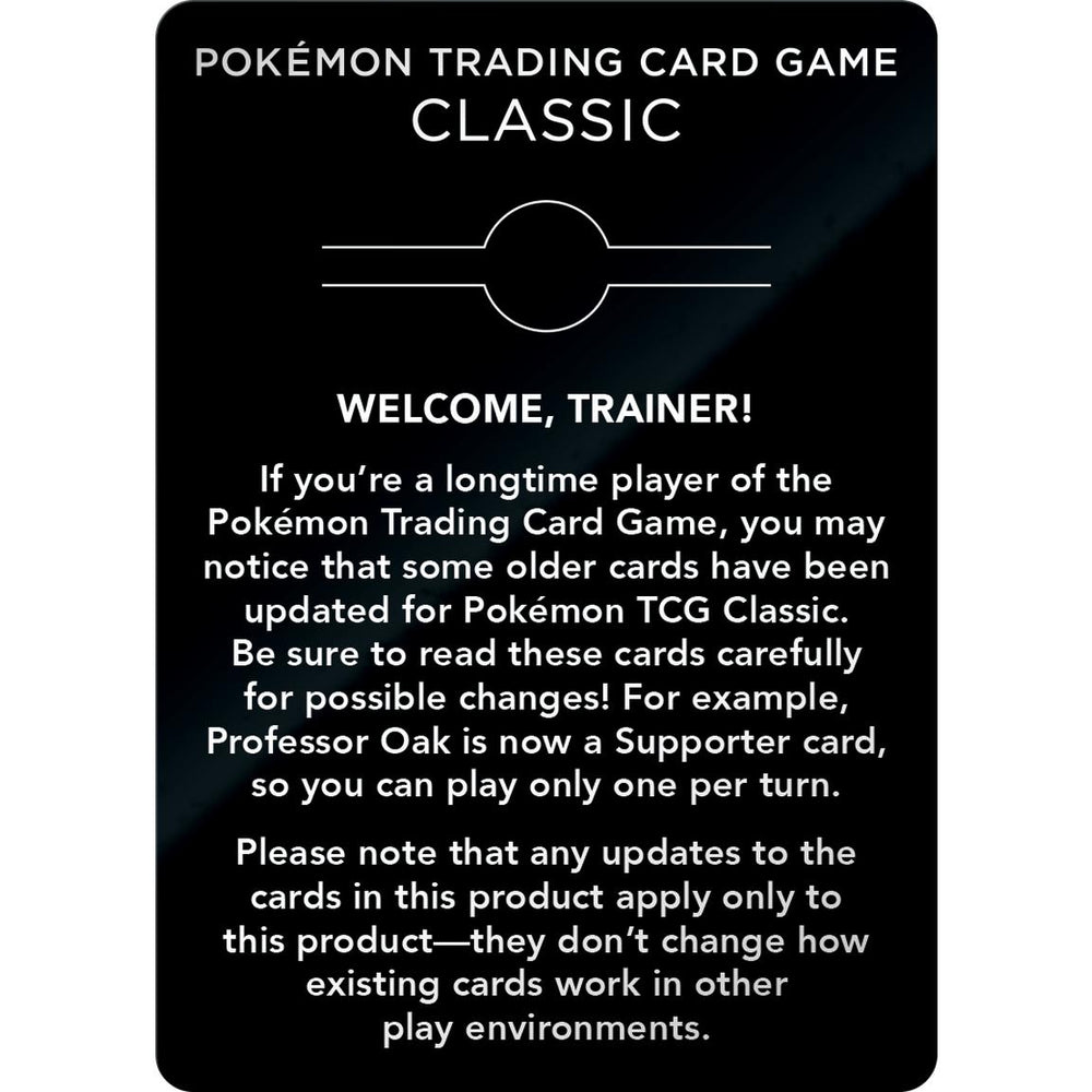 2023 Pokemon Trading Card Game Classic Collection