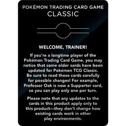 2023 Pokemon Trading Card Game Classic Collection