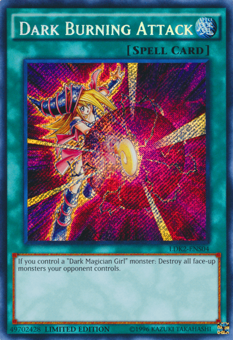 Legendary Decks II, Limited, Normal Spell, Secret Rare, Spell Dark Burning Attack [LDK2-ENS04] Secret Rare - Trading Card World