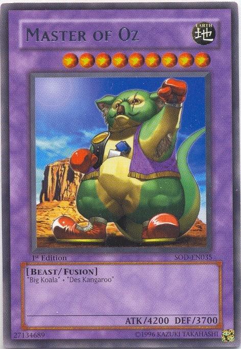 1st Edition, Beast, Earth, Fusion Monster, Rare, Soul of the Duelist, Unlimited Master of OZ [SOD-EN035] Rare - Trading Card World