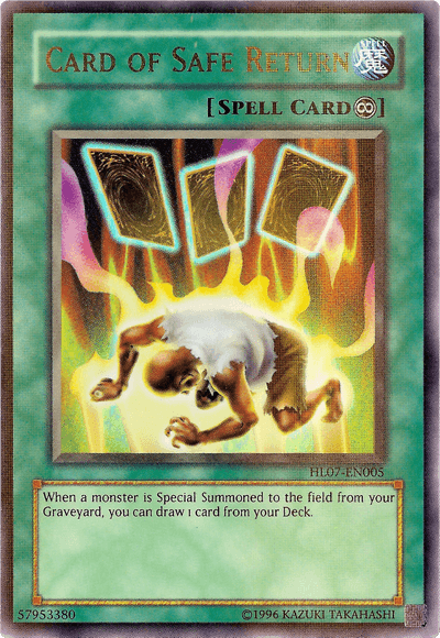 Hobby League 7, Normal Spell, Spell, Ultra Rare, Unlimited Card of Safe Return [HL07-EN005] Ultra Rare - Trading Card World