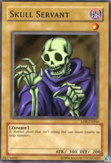 Common, Dark, Normal Monster, The Legend of Blue Eyes White Dragon, Unlimited, Zombie Skull Servant [LOB-EN004] Common - Trading Card World