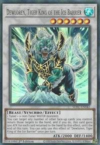 1st Edition, Beast, Structure Deck: Freezing Chains, Synchro/Effect Monster, Ultra Rare, Water Dewloren, Tiger King of the Ice Barrier [SDFC-EN042] Ultra Rare - Trading Card World