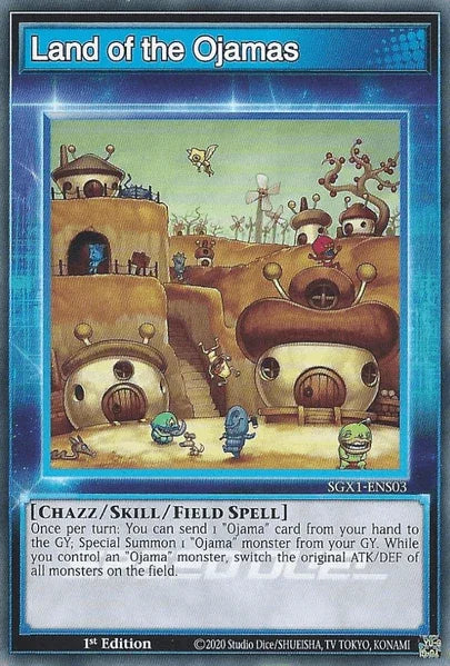 1st Edition, Common, Skill, Speed Duel GX: Duel Academy Box Land of the Ojamas [SGX1-ENS03] Common - Trading Card World