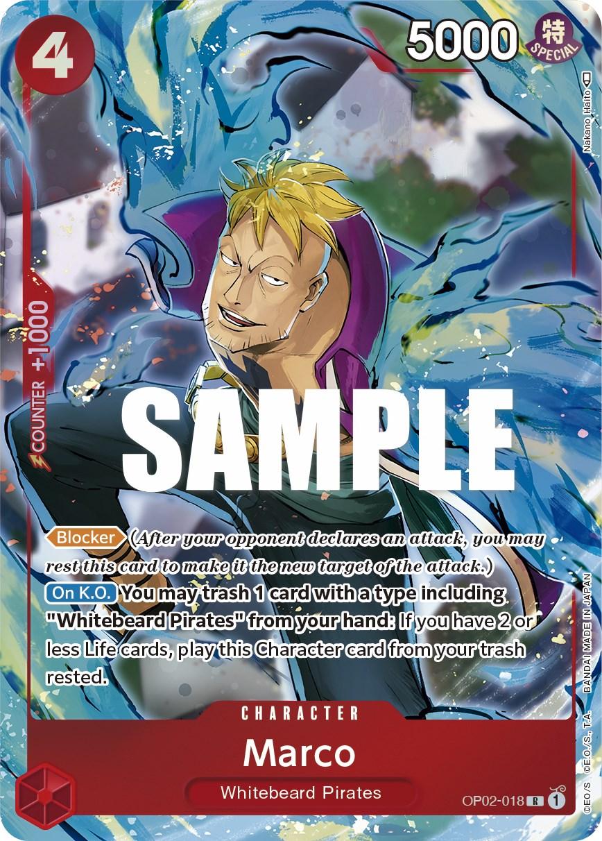 Character, Paramount War, Rare, Whitebeard Pirates Marco (Alternate Art) [Paramount War] - Trading Card World