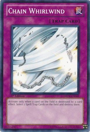 1st Edition, Common, Duelist Revolution, Normal Trap, Trap, Unlimited Chain Whirlwind [DREV-EN069] Common - Trading Card World