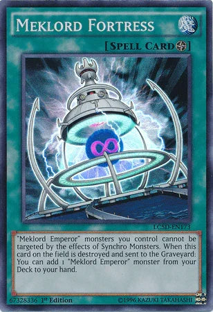1st Edition, Field Spell, Legendary Collection 5D's, Spell, Super Rare Meklord Fortress [LC5D-EN173] Super Rare - Trading Card World