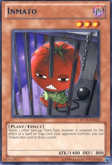 Dark, Duelist League Promo, Effect Monster, Plant, Rare, Unlimited Inmato (Blue) [DL11-EN012] Rare - Trading Card World