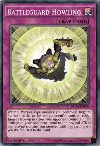 1st Edition, Common, Duelist Alliance, Normal Trap, Trap, Unlimited Battleguard Howling [DUEA-EN069] Common - Trading Card World