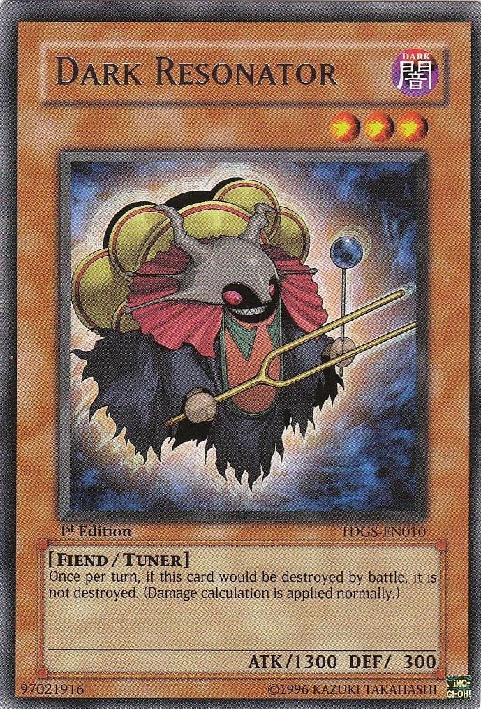 1st Edition, Dark, Fiend, Rare, The Duelist Genesis, Tuner Monster, Unlimited Dark Resonator [TDGS-EN010] Rare - Trading Card World