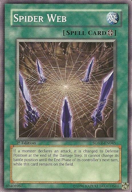 1st Edition, Common, Field Spell, Spell, Stardust Overdrive, Unlimited Spider Web [SOVR-EN045] Common - Trading Card World
