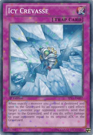 1st Edition, Normal Trap, Star Pack 2013, Starfoil Rare, Trap, Unlimited Icy Crevasse [SP13-EN037] Starfoil Rare - Trading Card World