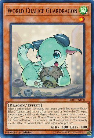 1st Edition, Common, Dragon, Effect Monster, Structure Deck: Rokket Revolt, Wind World Chalice Guardragon [SDRR-EN020] Common - Trading Card World