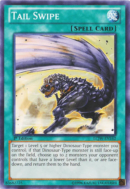 1st Edition, Common, Legendary Collection 4: Joey's World, Normal Spell, Spell Tail Swipe [LCJW-EN162] Common - Trading Card World