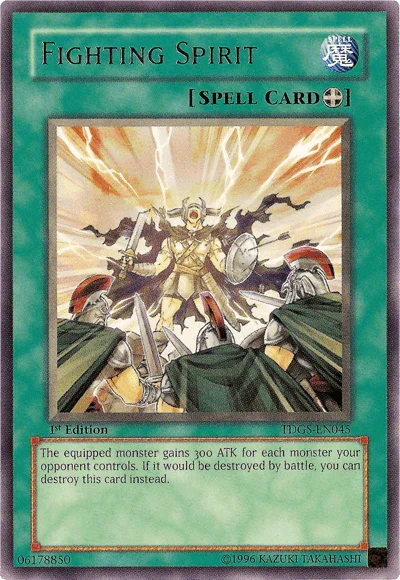 1st Edition, Equip Spell, Rare, Spell, The Duelist Genesis, Unlimited Fighting Spirit [TDGS-EN045] Rare - Trading Card World