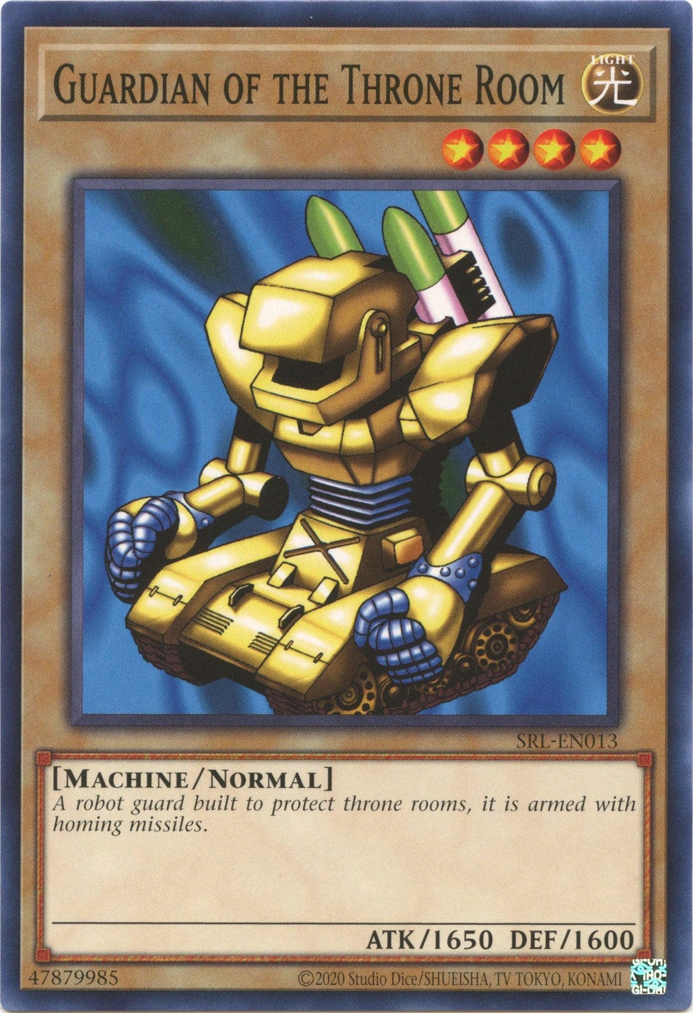 Common, Light, Machine, Normal Monster, Spell Ruler (25th Anniversary Edition), Unlimited Guardian of the Throne Room (25th Anniversary) [SRL-EN013] Common - Trading Card World