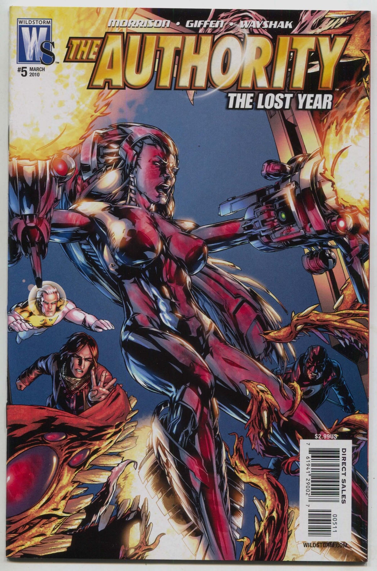 Authority The Lost Year 5 Wildstorm 2009 NM Gene Ha