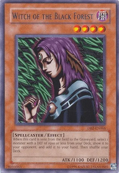 Dark, Dark Beginning 2, Effect Monster, Rare, Spellcaster, Unlimited Witch of the Black Forest [DB2-EN066] Rare - Trading Card World