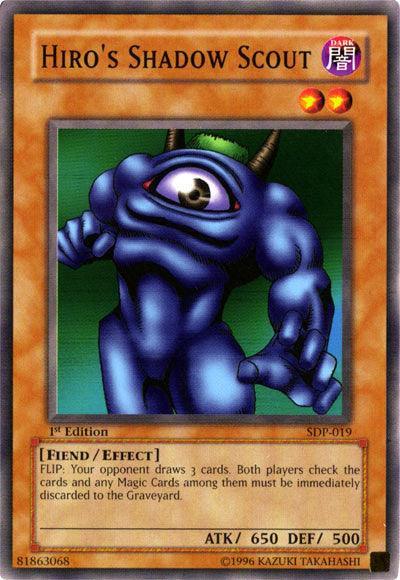 1st Edition, Common, Dark, Effect Monster, Fiend, Starter Deck: Pegasus, Unlimited Hiro's Shadow Scout [SDP-019] Common - Trading Card World