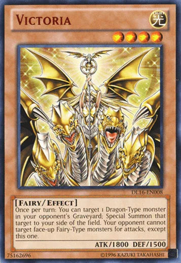 Duelist League Promo, Effect Monster, Fairy, Light, Rare, Unlimited Victoria (Red) [DL16-EN008] Rare - Trading Card World