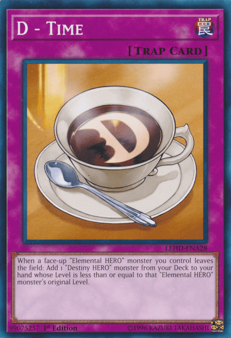 1st Edition, Common, Legendary Hero Decks, Normal Trap, Trap D - Time [LEHD-ENA28] Common - Trading Card World