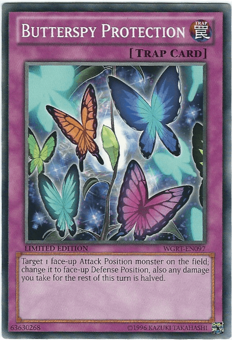Battle Pack 2: War of the Giants Reinforcements, Common, Limited, Normal Trap, Trap Butterspy Protection [WGRT-EN097] Common - Trading Card World