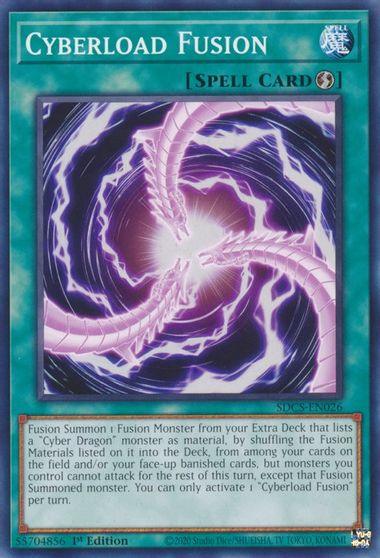1st Edition, Common, Cyber Strike, Quick-Play Spell, Spell, Unlimited Cyberload Fusion [SDCS-EN026] Common - Trading Card World