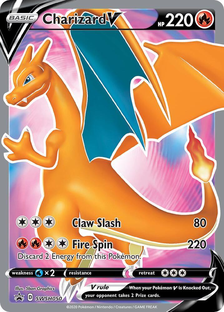 Sword & Shield: Black Star Promos Charizard V (SWSH050) [Sword & Shield: Black Star Promos] - Trading Card World