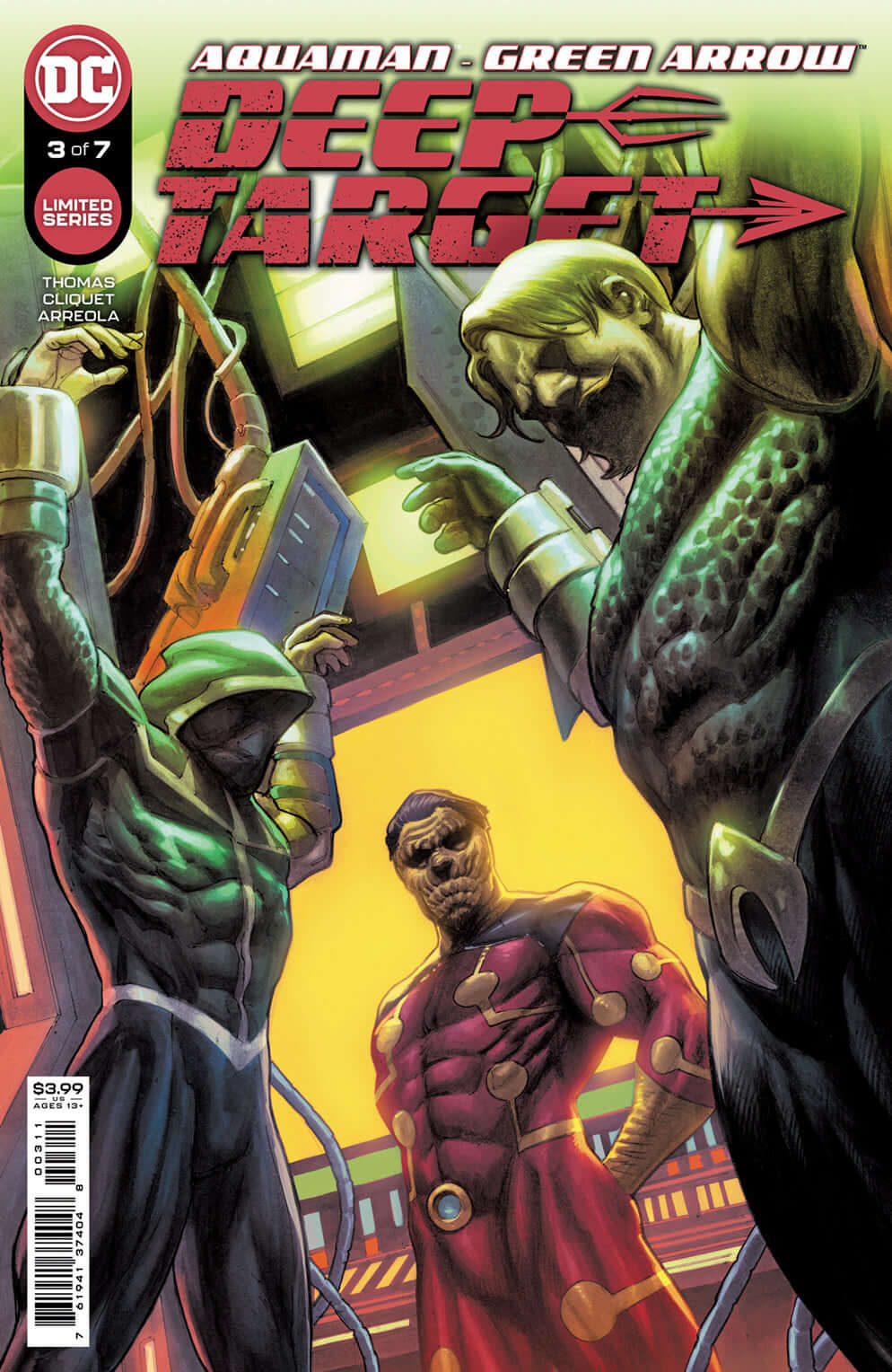Aquaman Green Arrow Deep Target #3 (Of 7) A Marco Santucci Brandon Thomas (12/28/2021) Dc