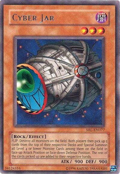 Dark, Flip/Effect Monster, Rare, Rock, Spell Ruler, Unlimited Cyber Jar [SRL-077] Rare - Trading Card World