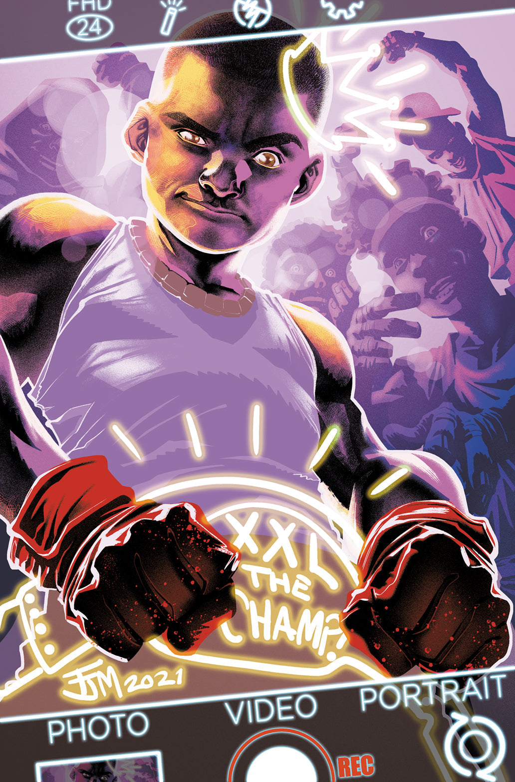 Robin #9 B Francis Manapul Card Stock Variant Boxing Belt (12/28/2021) Dc