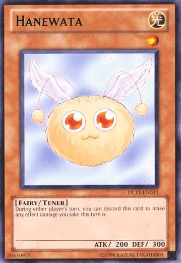 Duelist League Promo, Fairy, Light, Rare, Tuner Monster, Unlimited Hanewata (Green) [DL11-EN011] Rare - Trading Card World