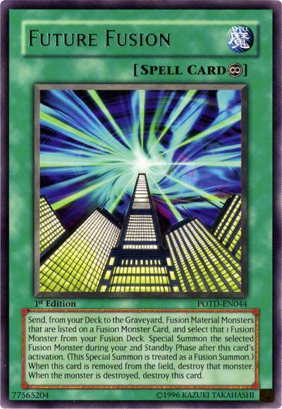 1st Edition, Continuous Spell, Power of the Duelist, Rare, Spell, Unlimited Future Fusion [POTD-EN044] Rare - Trading Card World