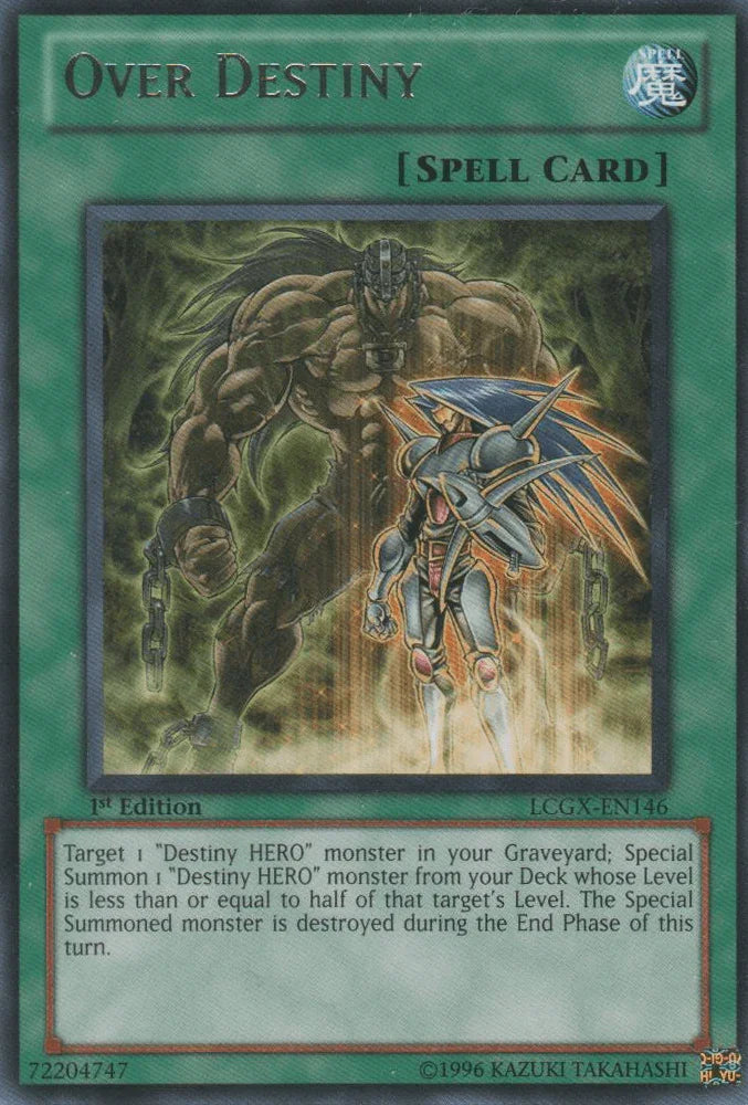 1st Edition, Legendary Collection 2, Normal Spell, Rare, Spell, Unlimited Over Destiny [LCGX-EN146] Rare - Trading Card World