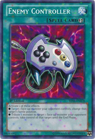 1st Edition, Battle Pack: Epic Dawn, Quick Play Spell, Spell, Starfoil Rare, Unlimited Enemy Controller [BP01-EN078] Starfoil Rare - Trading Card World