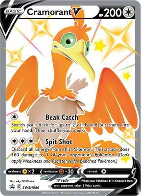 Sword & Shield: Black Star Promos Cramorant V (SWSH086) [Sword & Shield: Black Star Promos] - Trading Card World