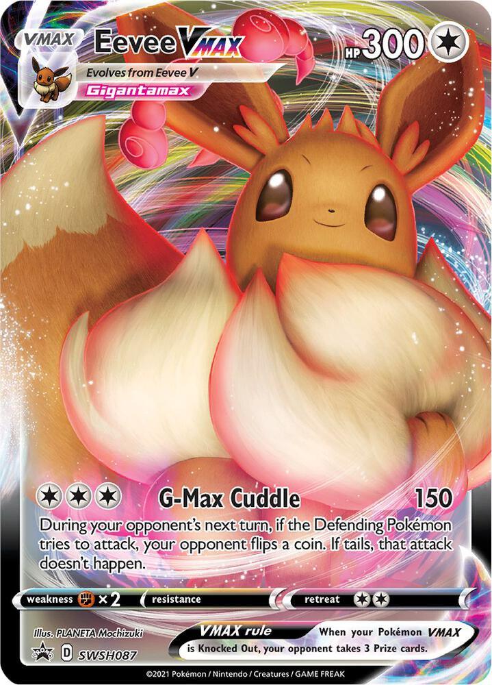 Sword & Shield: Black Star Promos Eevee VMAX (SWSH087) [Sword & Shield: Black Star Promos] - Trading Card World