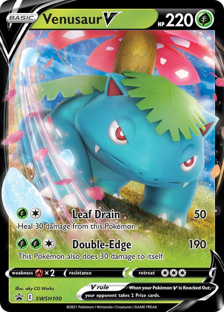Sword & Shield: Black Star Promos Venusaur V (SWSH100) [Sword & Shield: Black Star Promos] - Trading Card World