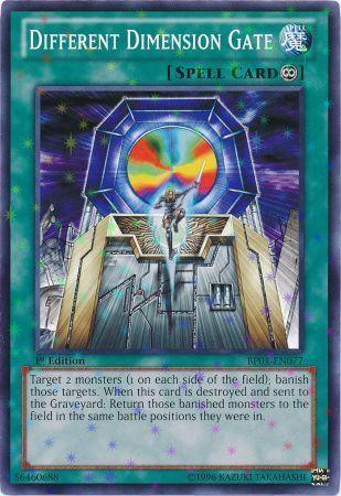 1st Edition, Battle Pack: Epic Dawn, Continuous Spell, Spell, Starfoil Rare, Unlimited Different Dimension Gate [BP01-EN077] Starfoil Rare - Trading Card World
