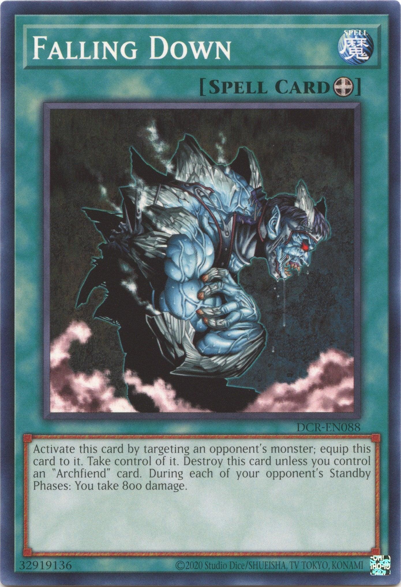 Common, Dark Crisis (25th Anniversary Edition), Equip Spell, Spell, Unlimited Falling Down (25th Anniversary) [DCR-EN088] Common - Trading Card World