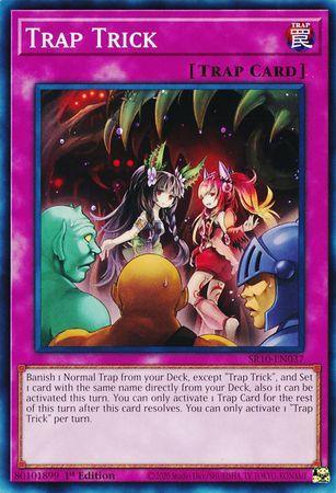 1st Edition, Common, Normal Trap, Structure Deck: Mechanized Madness, Trap Trap Trick [SR10-EN037] Common - Trading Card World