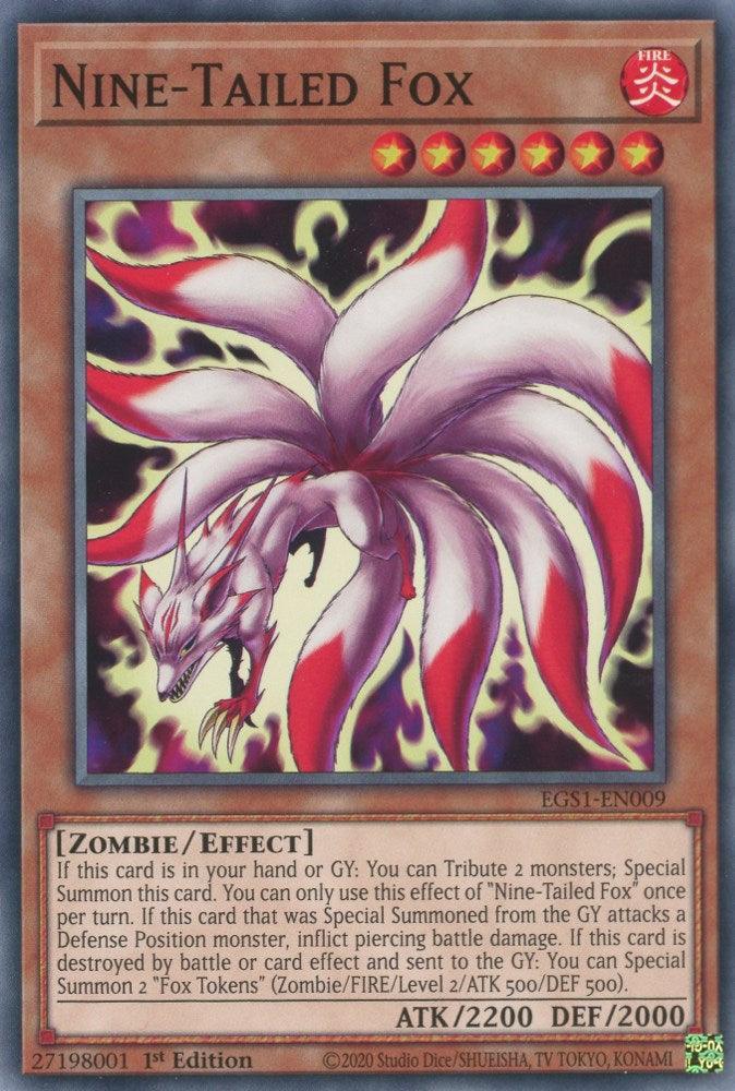 Common, Effect Monster, Egyptian God Deck: Slifer the Sky Dragon Unlimited, Fire, Unlimited, Zombie Nine-Tailed Fox [EGS1-EN009] Common - Trading Card World