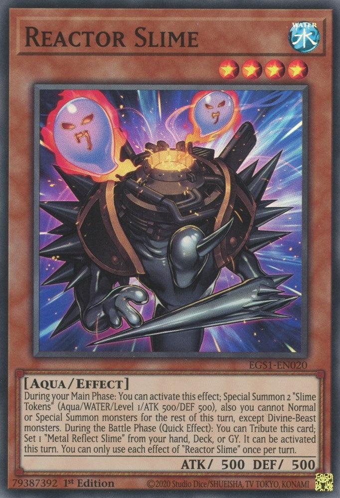 Aqua, Effect Monster, Egyptian God Deck: Slifer the Sky Dragon Unlimited, Super Rare, Unlimited, Water Reactor Slime [EGS1-EN020] Super Rare - Trading Card World