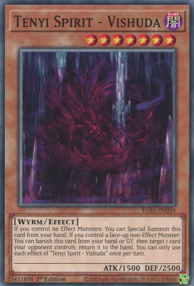 Common, Dark, Effect Monster, Egyptian God Deck: Slifer the Sky Dragon Unlimited, Unlimited, Wyrm Tenyi Spirit - Vishuda [EGS1-EN019] Common - Trading Card World